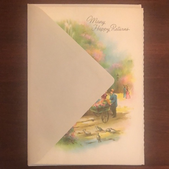 Birthday 🥳 Card (Vintage Card) with three new Gift 🎁 Tags - Picture 11 of 15